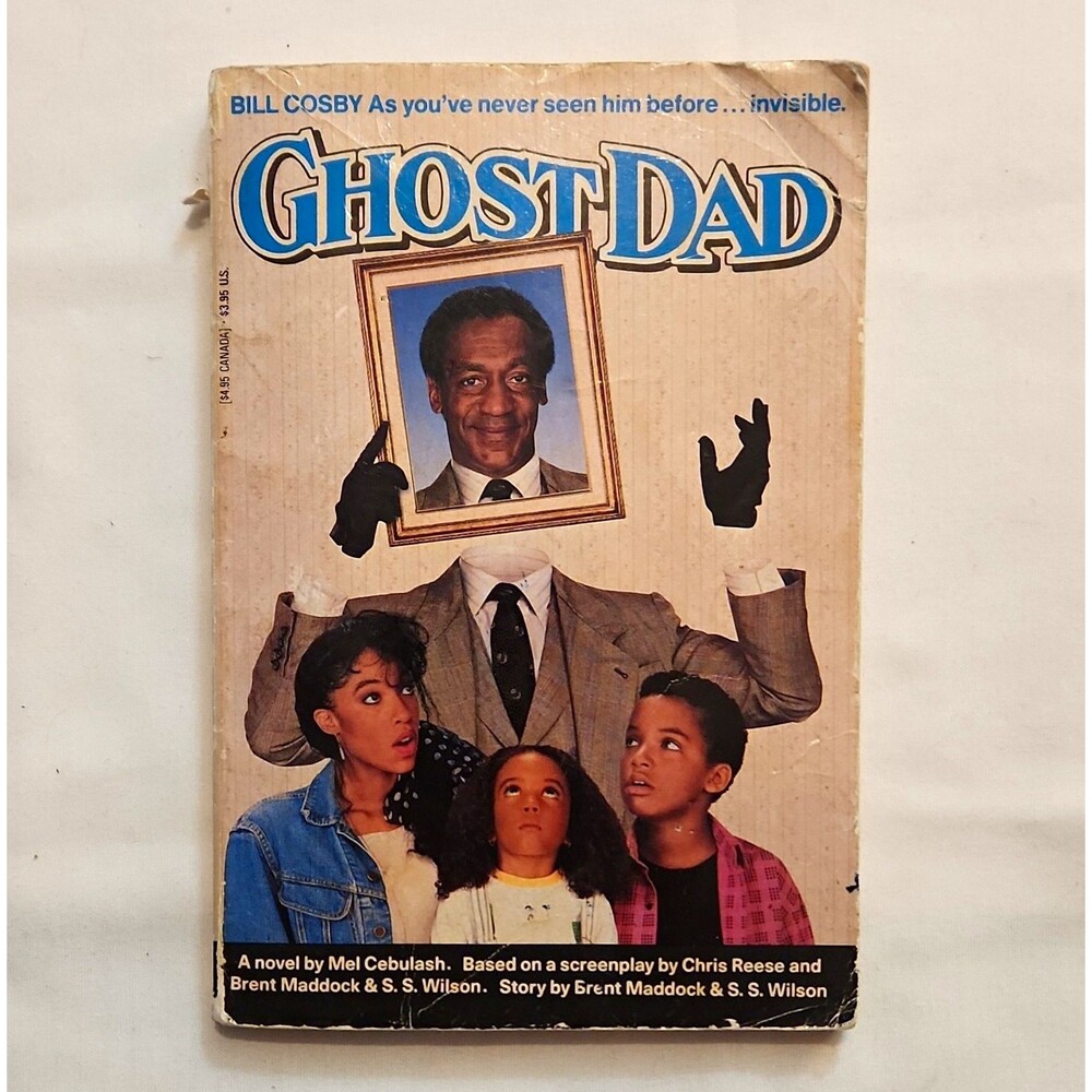 Ghost Dad Movie Novelization Vintage 1990 Paperback Book Mel Cebulash Bill Cosby